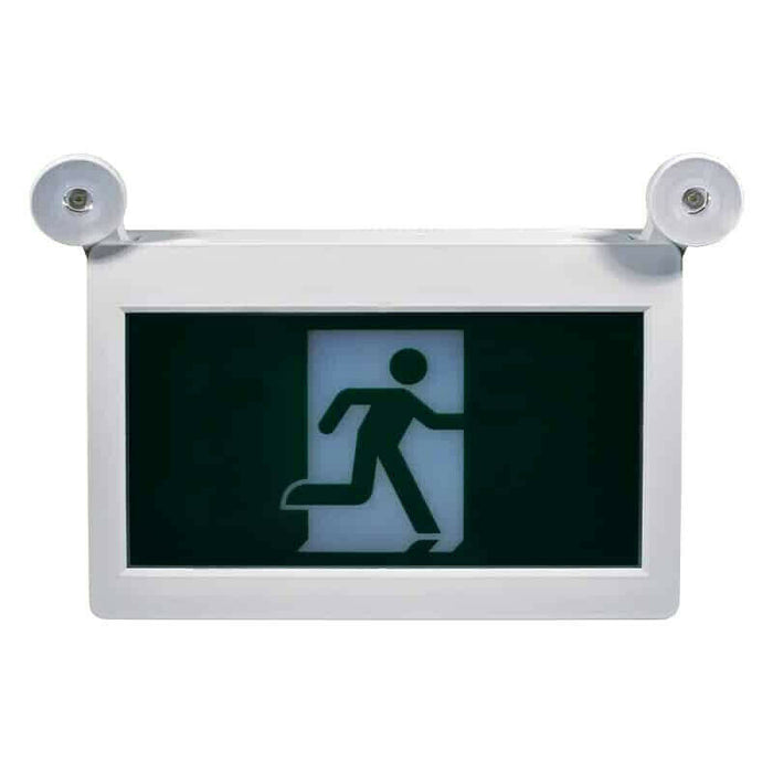 Running Man with Emergency Exit Lights