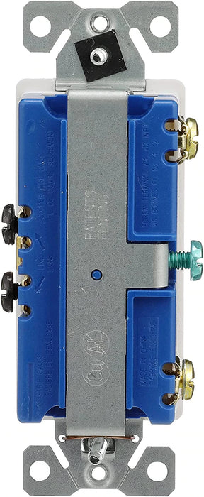 EATON 7728W-SP Single-Pole Combination Switches, White