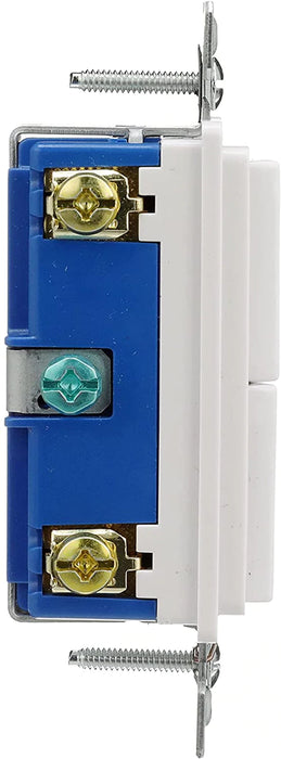 EATON 7728W-SP Single-Pole Combination Switches, White