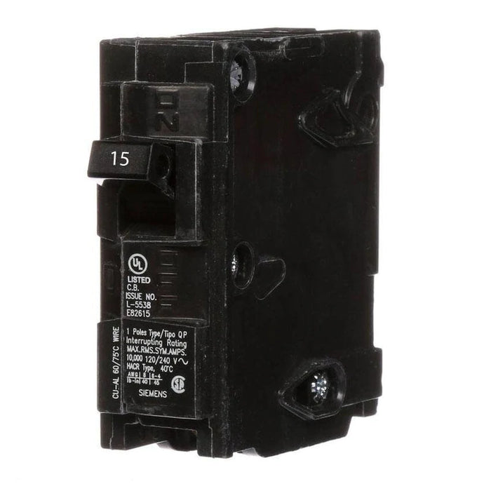Siemens Q115 15 Amp Single Pole Circuit Breaker