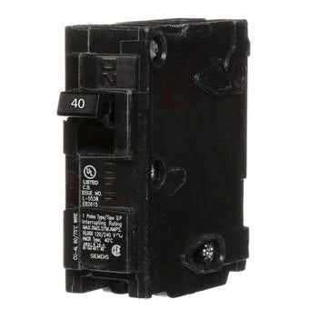Siemens Q140 40 Amp Single Pole Circuit Breaker