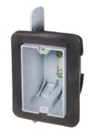 Plastic Device Box, 1-Gang with Vapor Barrier  SLH-1A