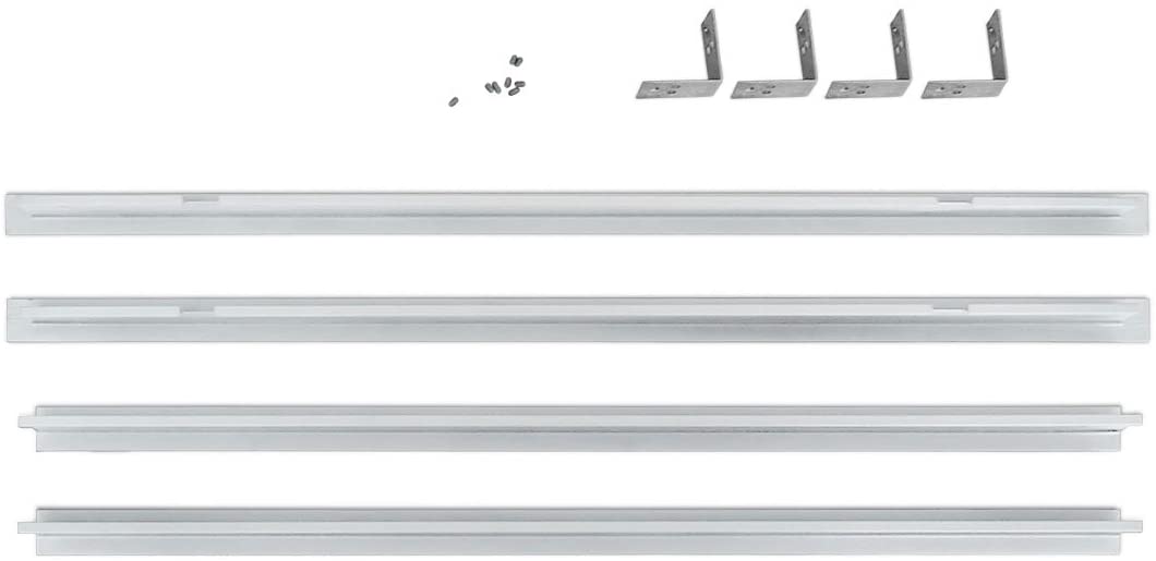 2x4 Flat Panel LED Surface Mounting Frame Kit Low Profile